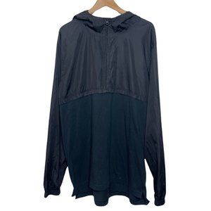 UNDER ARMOUR | Lightweight Mixed Fabric Fitted 3/4 Zip Hoodie Shirt | Size 2XL
